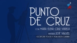 Punto de Cruz con la invitada Zoé Valdés Punto de Cruz con la invitada Zoé Valdés