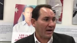 Hermano del líder de UNPACU en conferencia de prensa Hermano del líder de UNPACU en conferencia de prensa