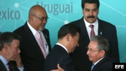 Cumbre de los mandatarios de CELAC con el presidente de China. 