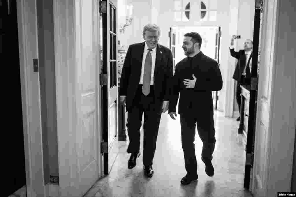 Trump se reunió este lunes en la Casa Blanca con su homólogo ucraniano, Volodymyr Zelenskyy, y otros siete líderes europeos. 