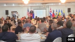 La Conferencia Internacional "Salvar a Cuba" se organizó con motivo del 35 aniversario del Directorio Democrático Cubano.