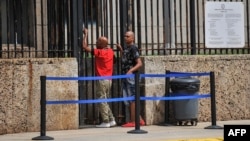 Embajada de EEUU en La Habana.