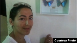 La escritora cubana Martha Acosta Álvarez, ganadora del Premio de Novela Franz Kafka, 2018.