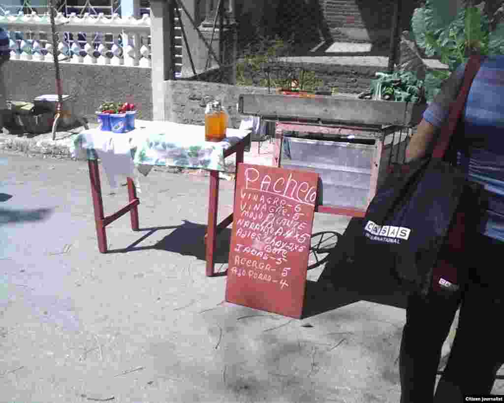 El reportero ciudadano de José R Borges recorre mercados privados de venta a la población en Cabaiguán, Sancti Spíritus.