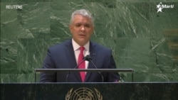 Ivan Duque afirma en la ONU que "no hay que ser ingenuos con los diálogos sobre la crisis venezolana” Ivan Duque afirma en la ONU que "no hay que ser ingenuos con los diálogos sobre la crisis venezolana”