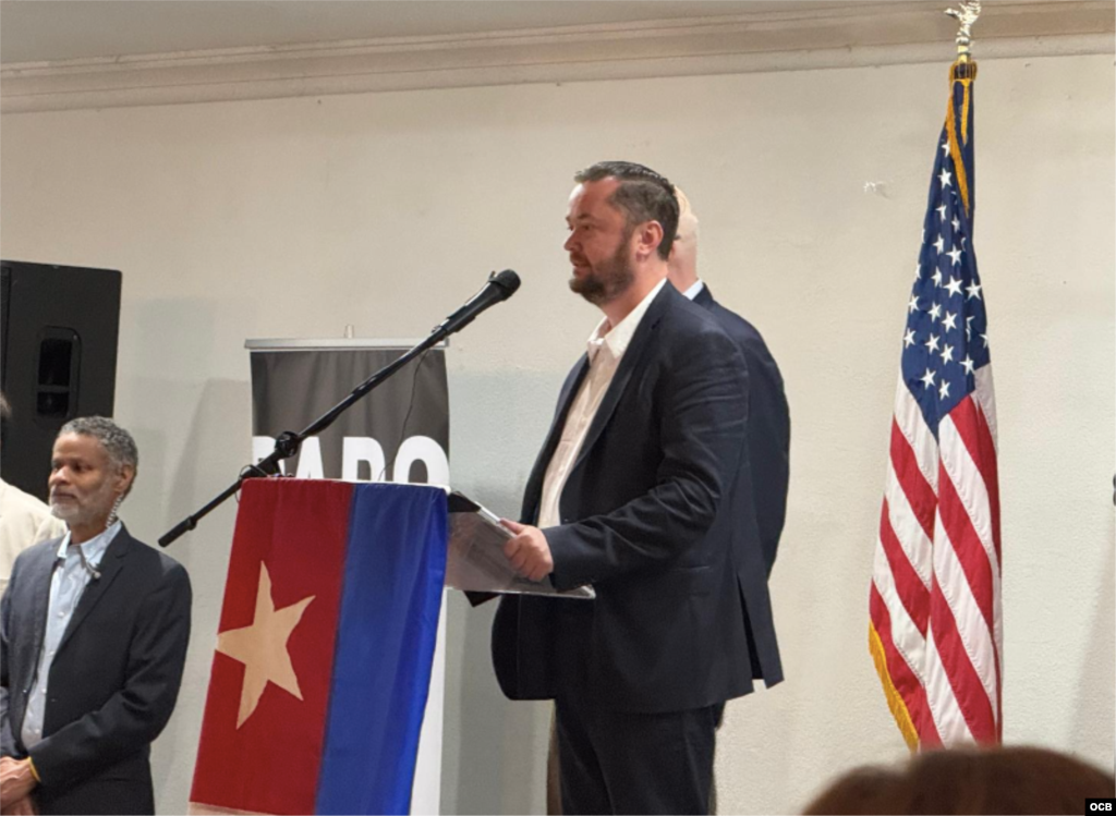 El parlamentario ucraniano Maryan Zablotsky se refirió en el evento a la participación del régimen castrocomunista en la invasión genocida rusa contra Ucrania.