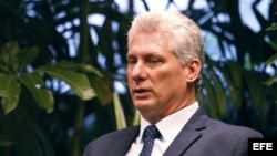 El recién estrenado presidente del Consejo de Estado y Ministros Miguel Díaz-Canel.