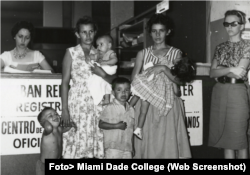 Entre 1962 y 1974 la Torre de la Libertad funcion'o como Centro de Refugiados Cubanos